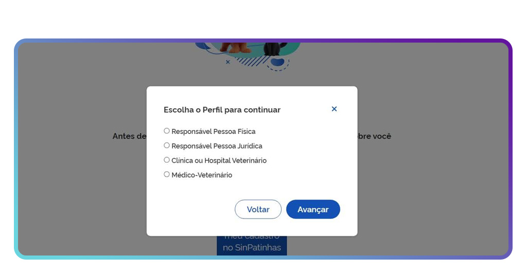Programa SinPatinhas: como criar o RG do seu pet gratuitamente 7 Programa SinPatinhas