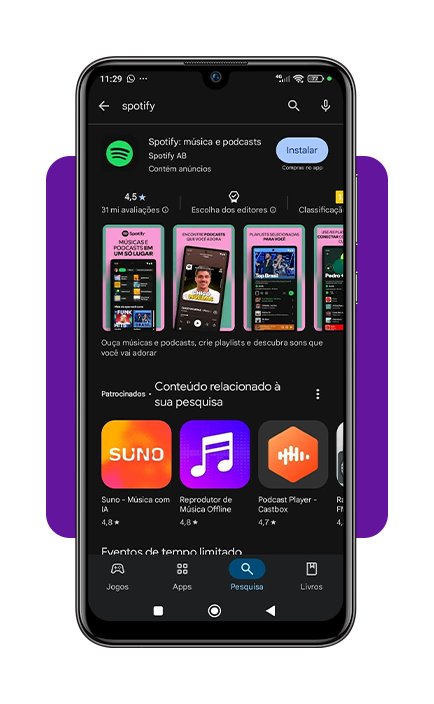 Ouvir músicas antigas no celular