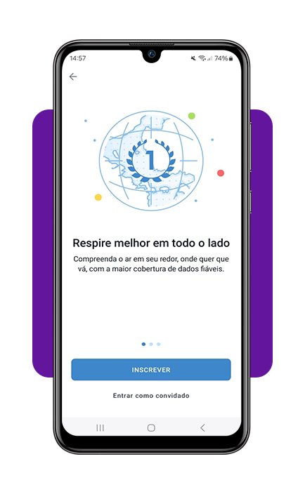 Ver a qualidade do ar no mundo
