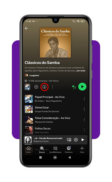 Ouvir músicas antigas no celular