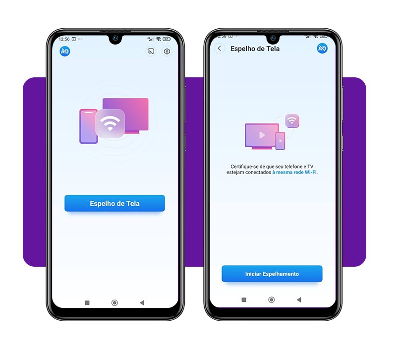 Transformar o celular em um projetor