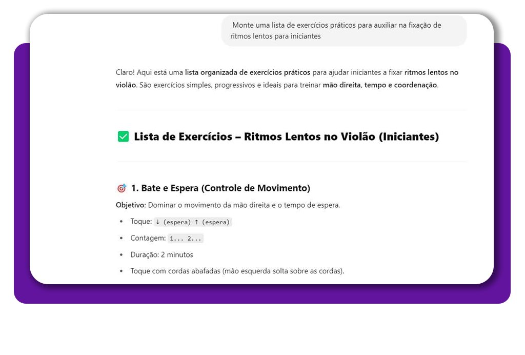 Comandos para aprender a tocar violão