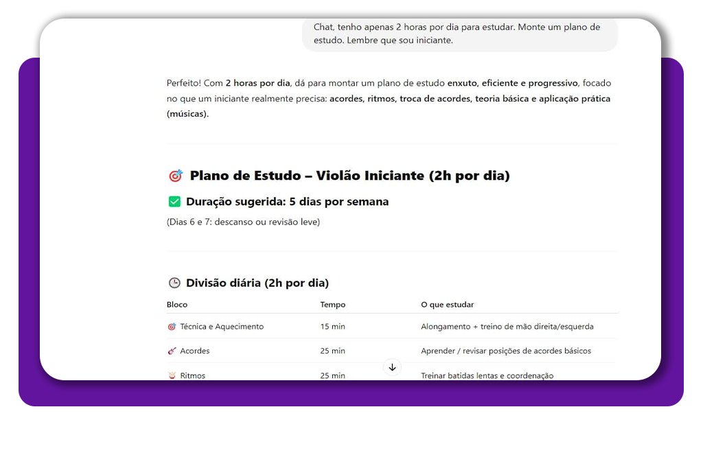 Comandos para aprender a tocar violão