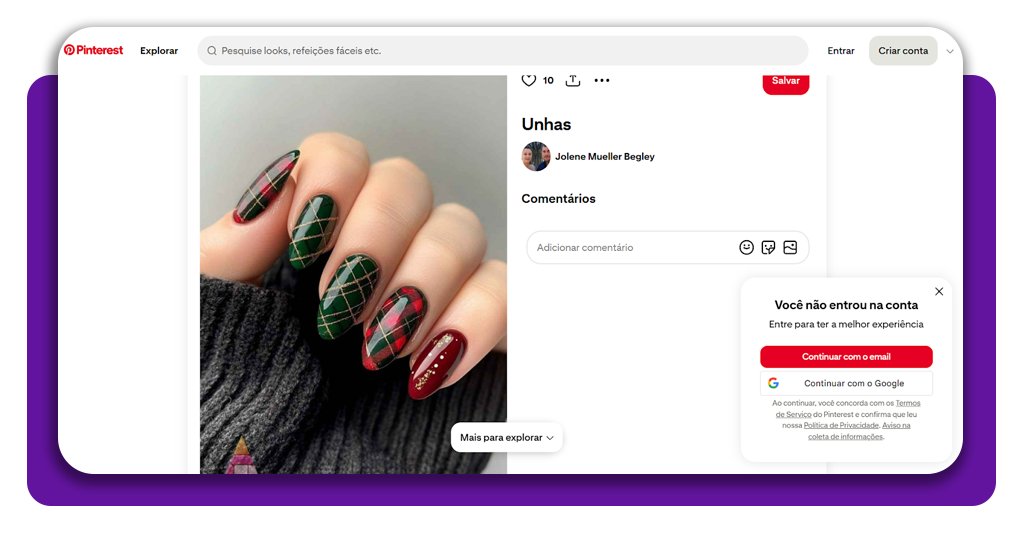 15 ideias de unhas decoradas para o Natal: inspire-se 13 Unhas decoradas para o Natal