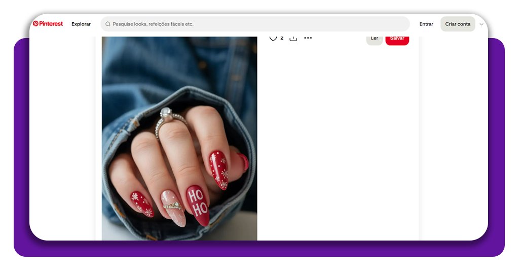 15 ideias de unhas decoradas para o Natal: inspire-se 16 Unhas decoradas para o Natal