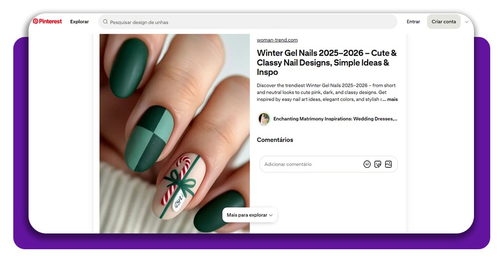 15 ideias de unhas decoradas para o Natal: inspire-se 17 Unhas decoradas para o Natal