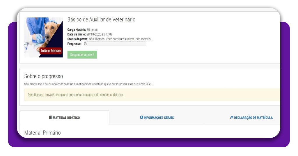 Curso de auxiliar de veterinário