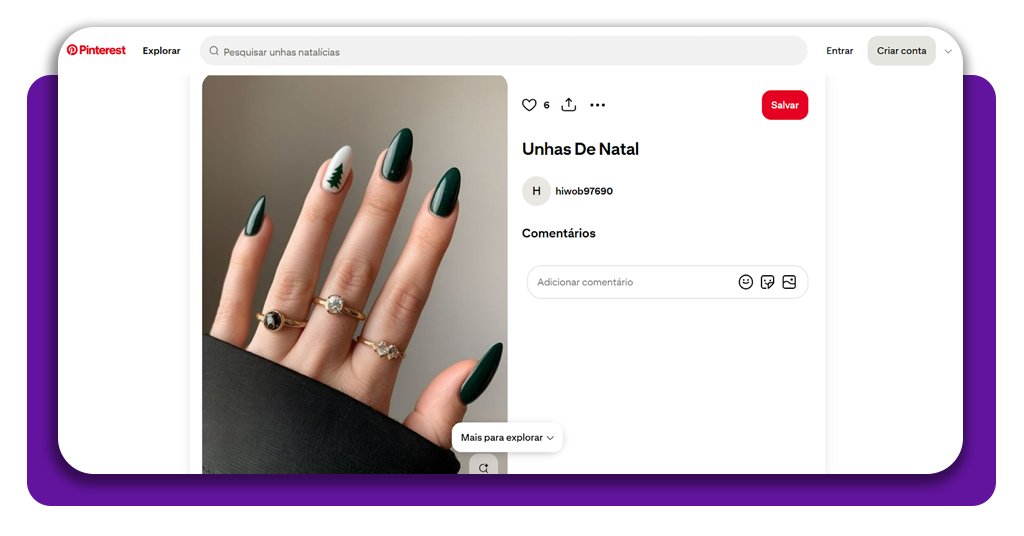 15 ideias de unhas decoradas para o Natal: inspire-se 10 Unhas decoradas para o Natal