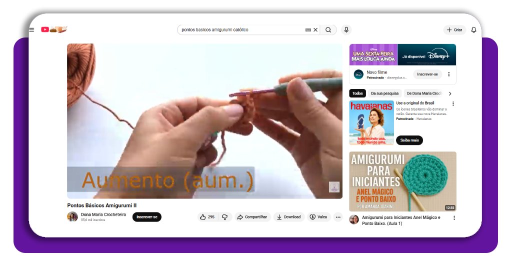 Receitas de amigurumis católicos