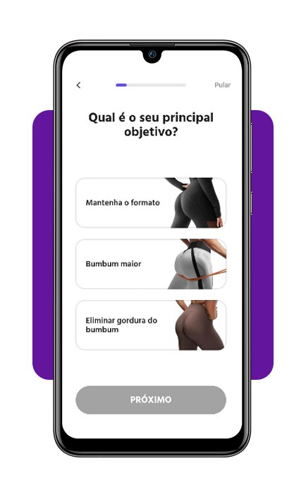 Aplicativo para treinar glúteos