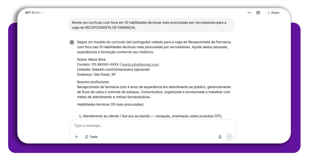Montar currículo online