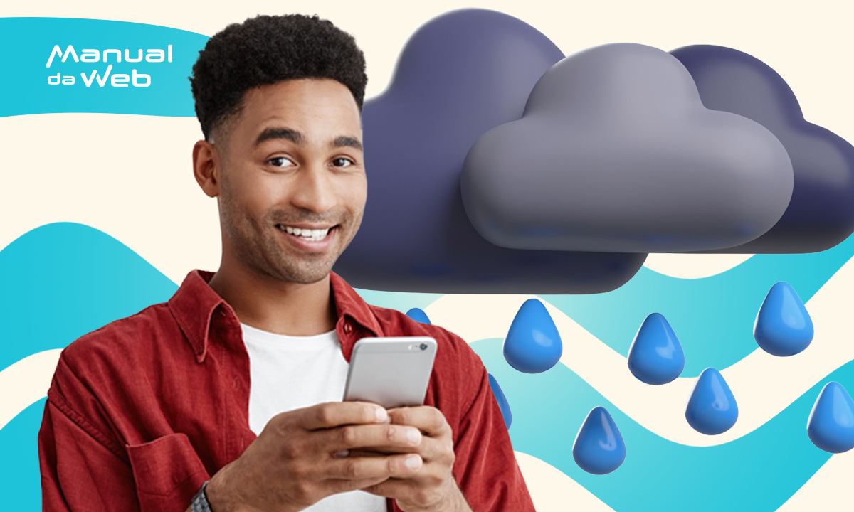 Alertas de chuva forte e raios
